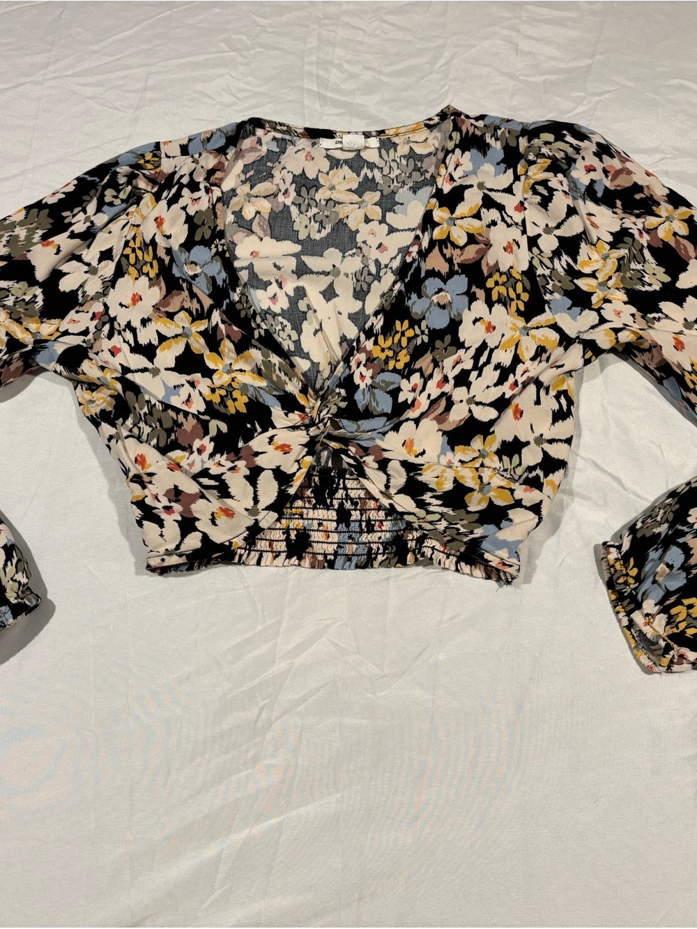 O’Neill Women’s Woven Viscose Crop Top Size Medium Boho Style FA4404024